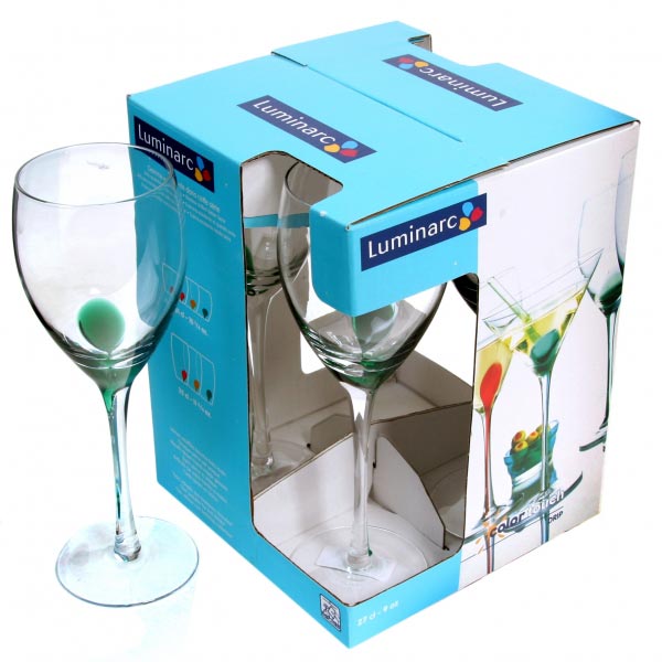 Фужеры для вина DRIP CHLOROPHYLLE 270 мл 4 шт — изображение 2