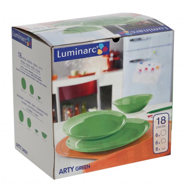 Столовый сервиз ARTY Green 18 предметов